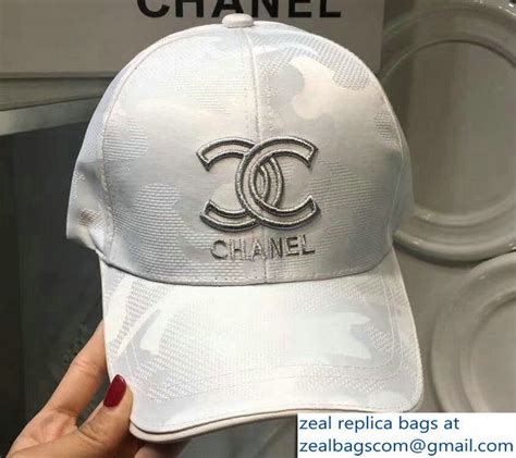 white chanel baseball cap|chanel hat and scarf set.